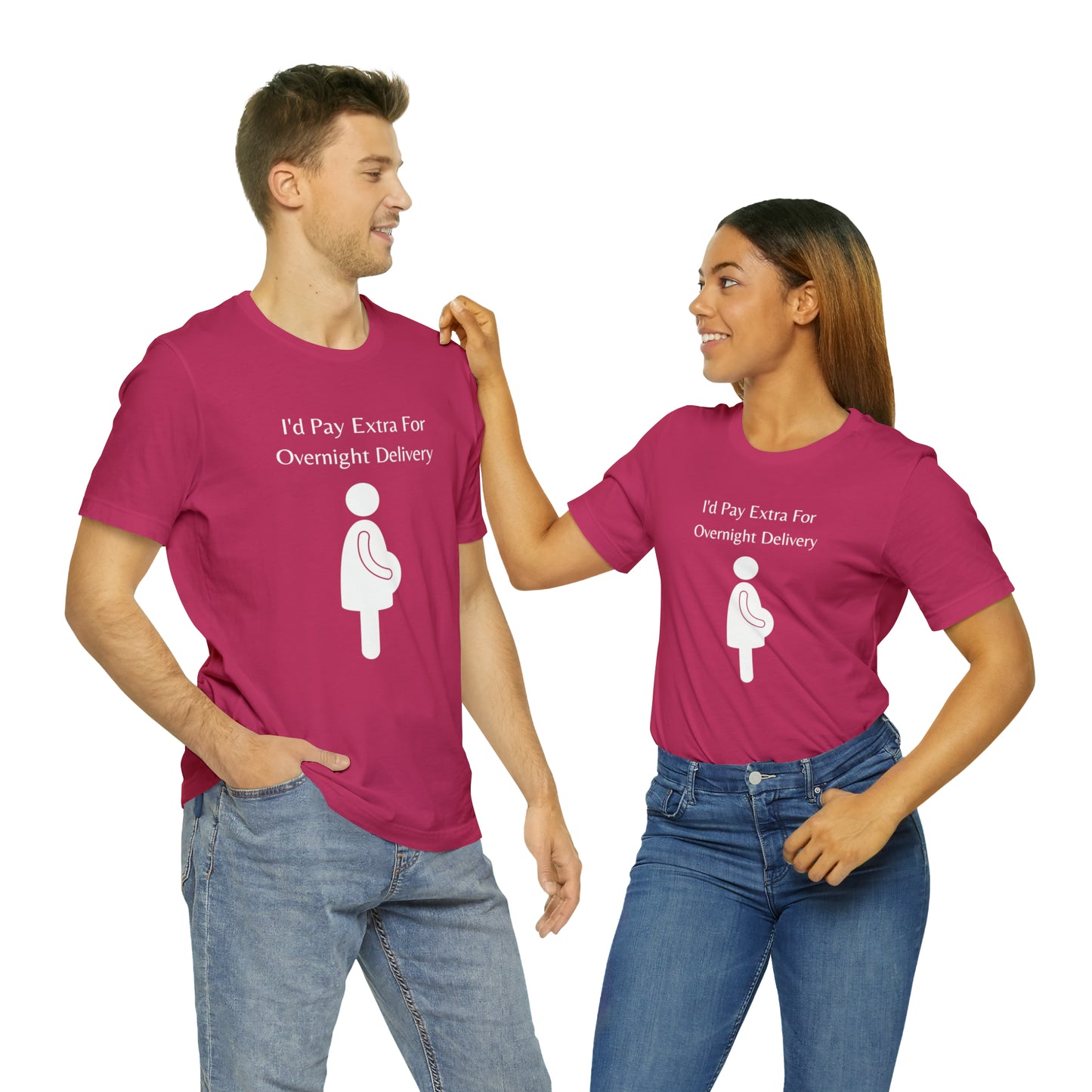 Pregnant Women, Baby, Newborn, Funny, T Shirt, Pink