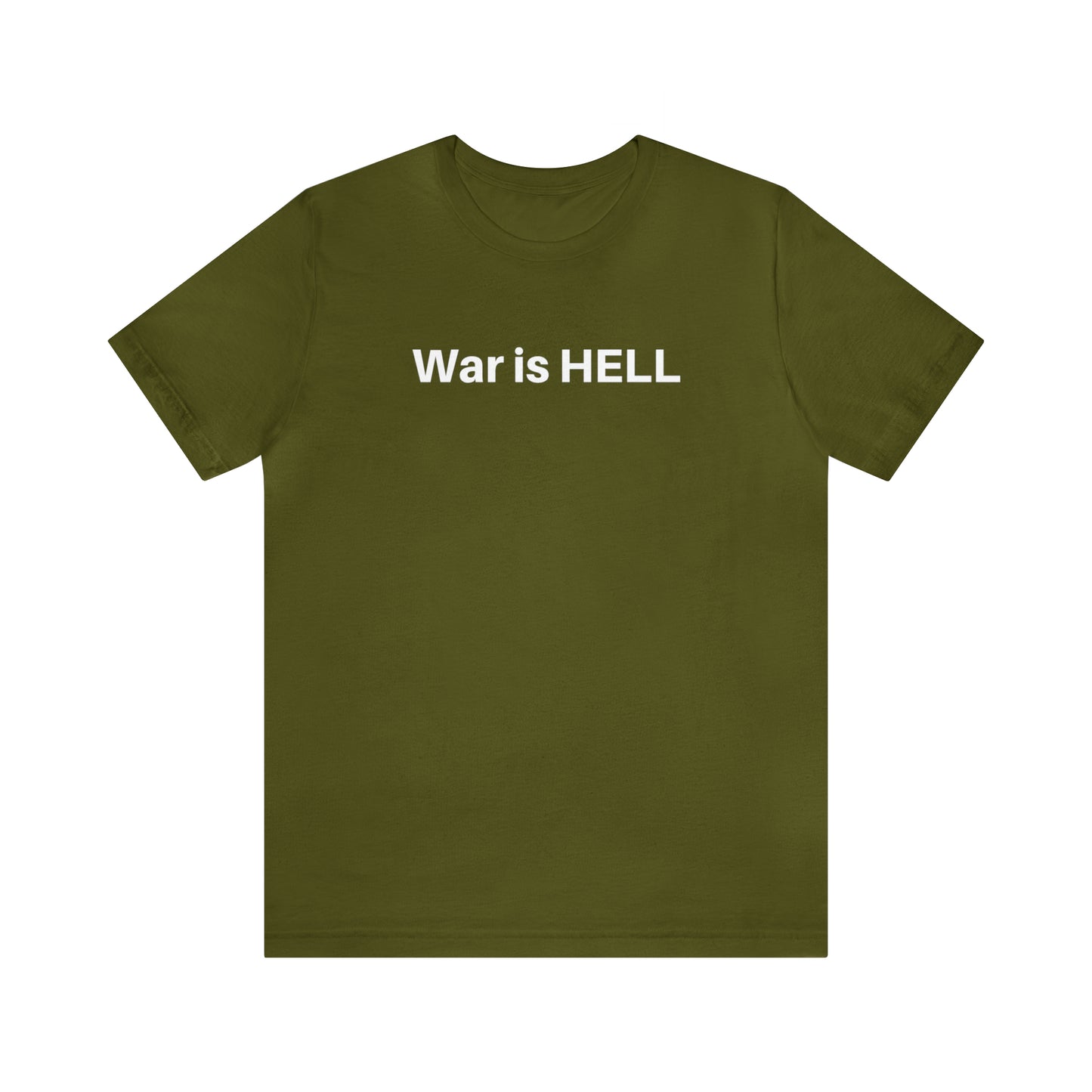War, Military, T Shirt, Black, Olive