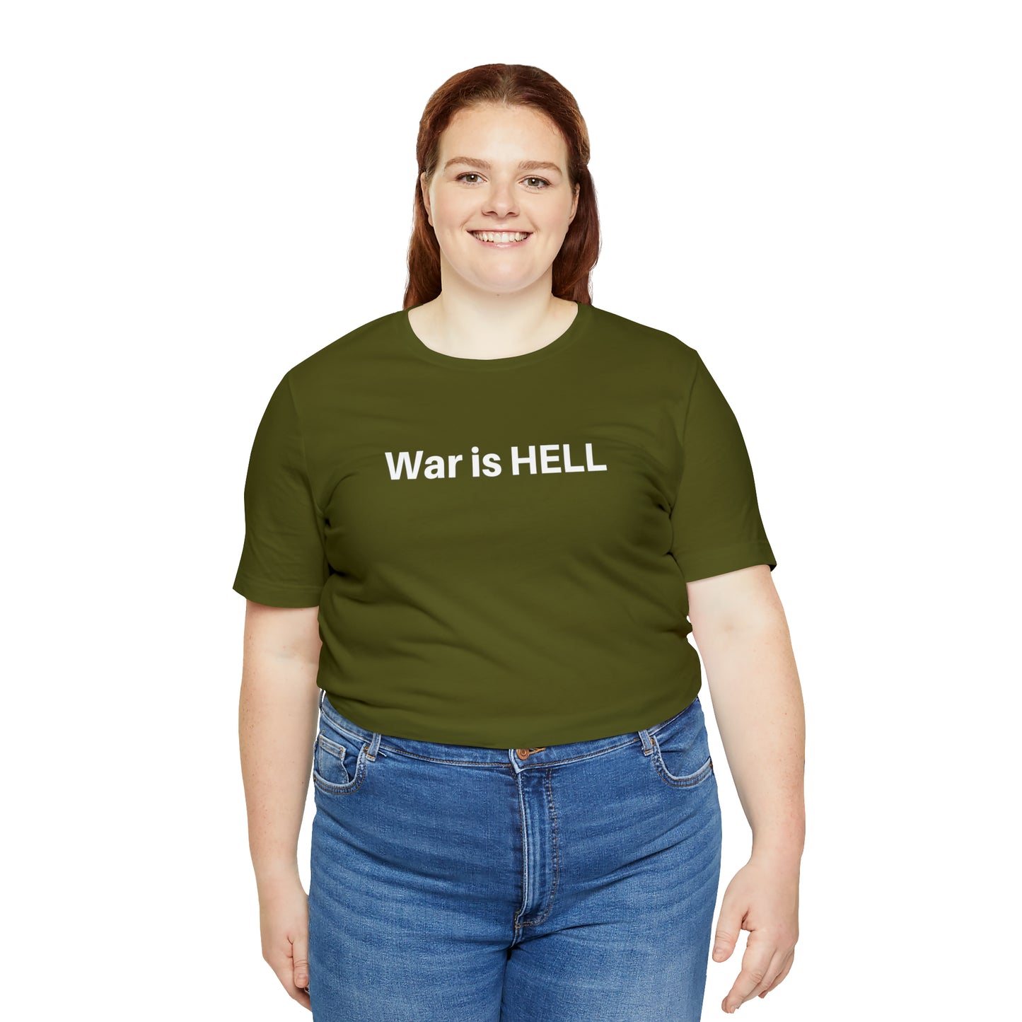 War, Military, T Shirt, Black, Olive