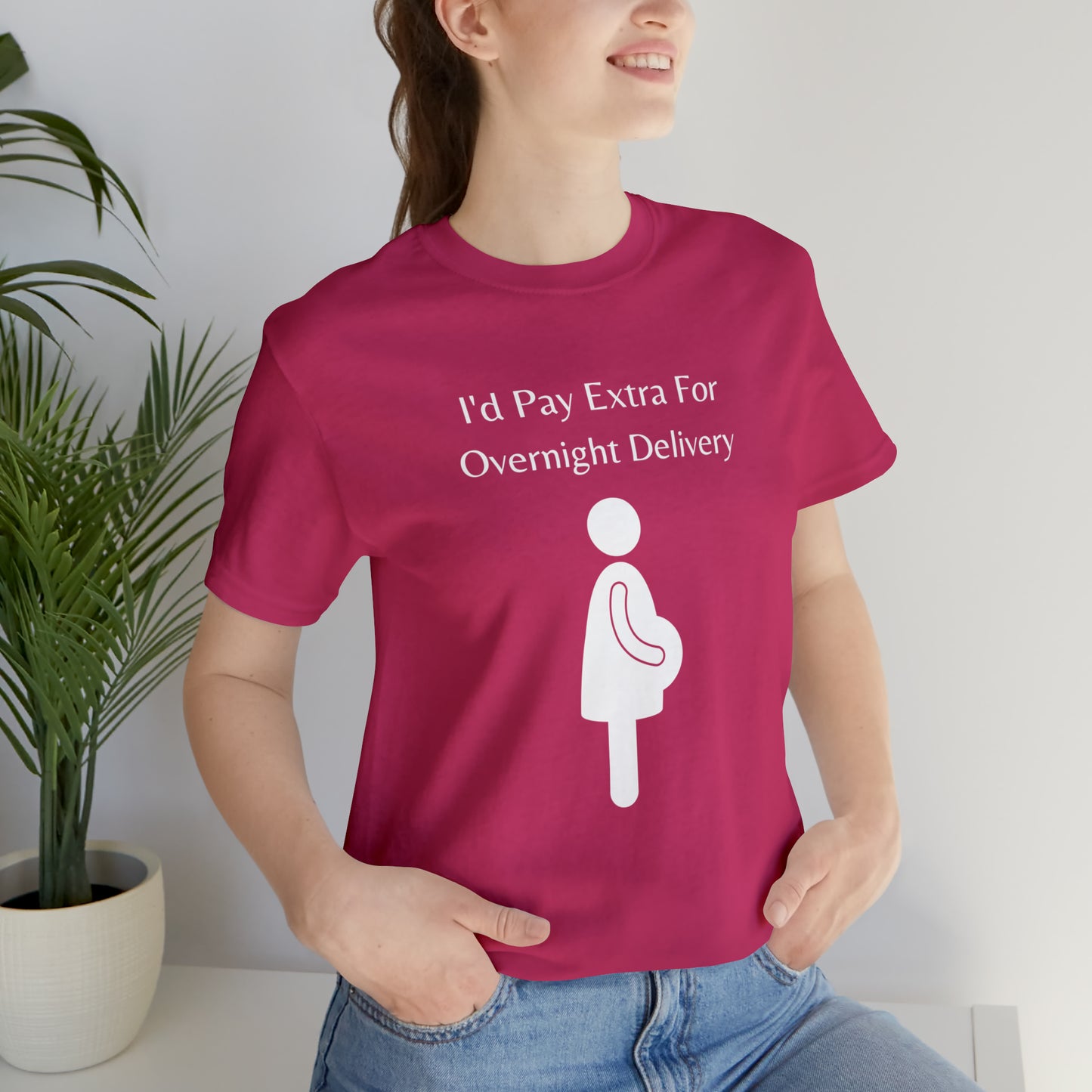 Pregnant Women, Baby, Newborn, Funny, T Shirt, Pink