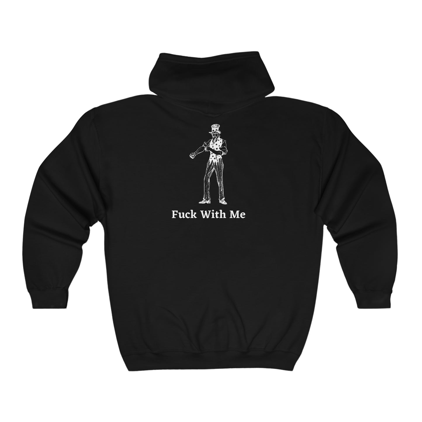 Uncle Sam Hoodie, Black, USA