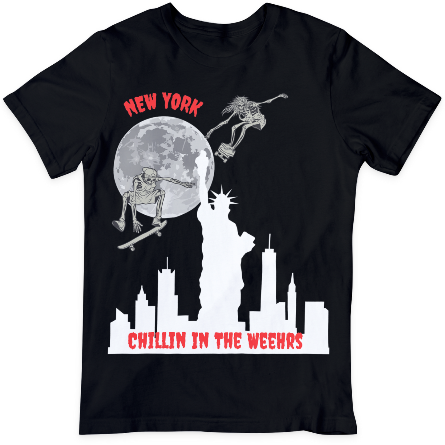 New York, Skateboarders, Black T Shirt, Chillin In The WeeHrs