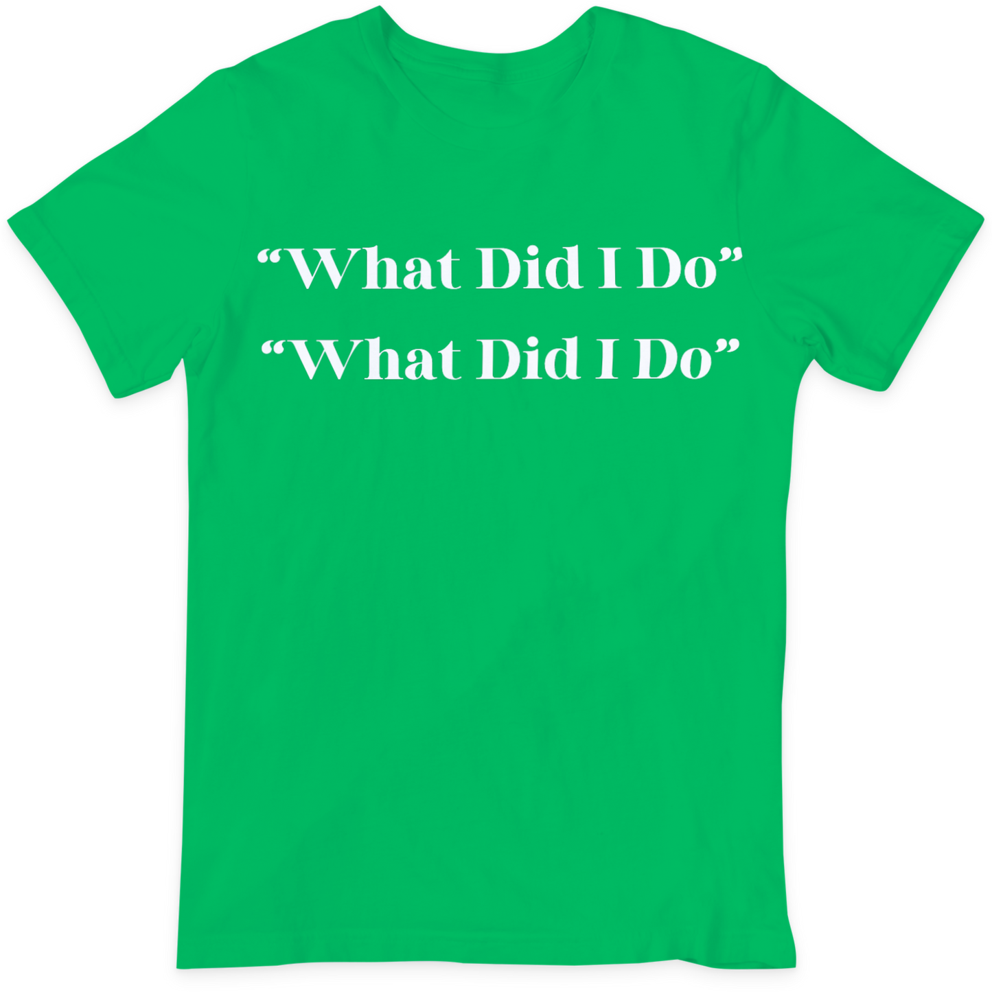 What Did I Do T Shirt