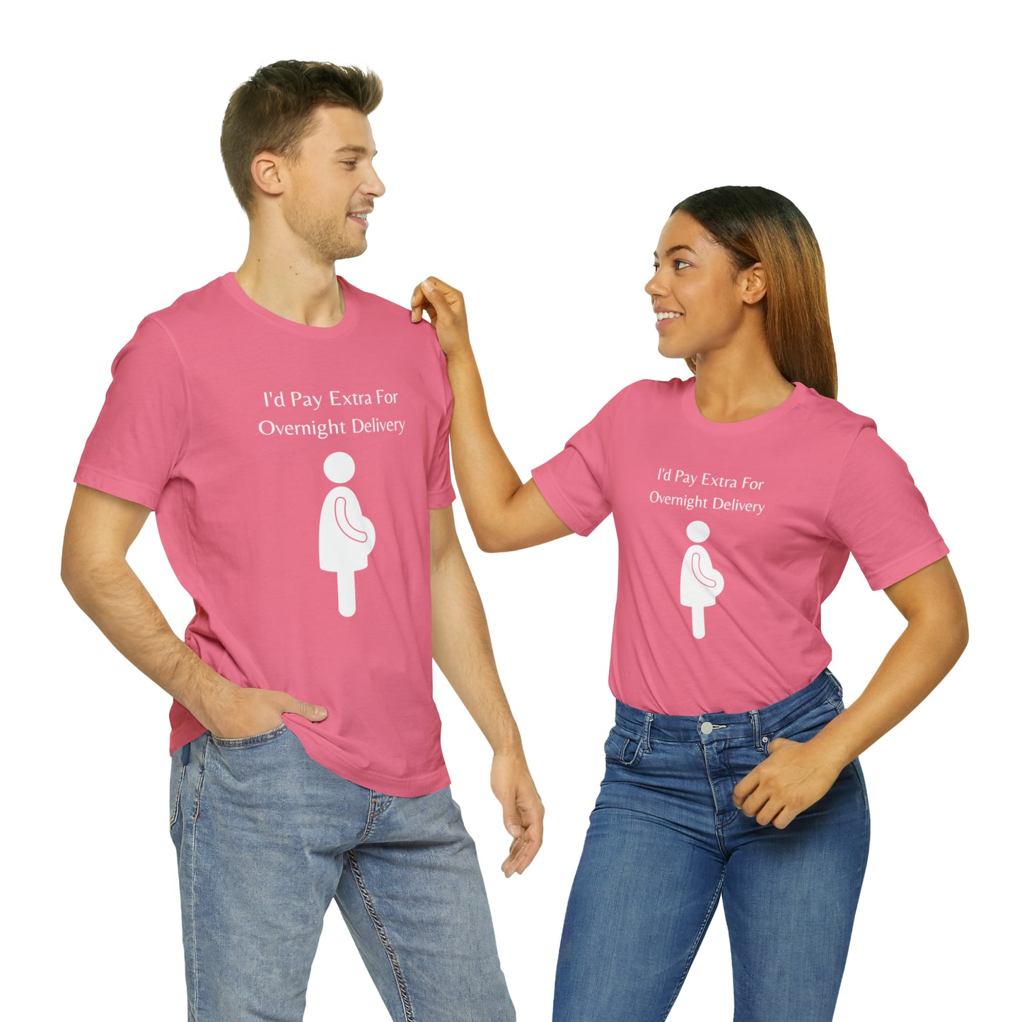 Pregnant Women, Baby, Newborn, Funny, T Shirt, Pink