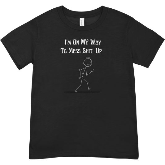 Stick Man Mess things Up T-Shirt
