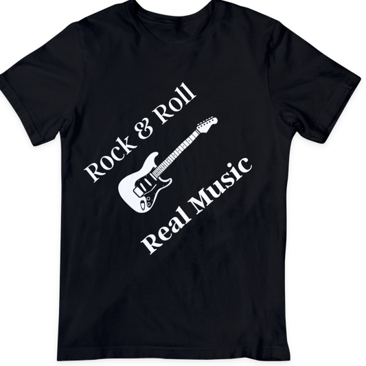 Rock & Roll Real Music  T Shirt